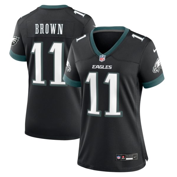 womens nike a.j. brown black philadelphia eagles alternate game jersey | NFL Jerseys & Hats Collection at Eagles Jerseys