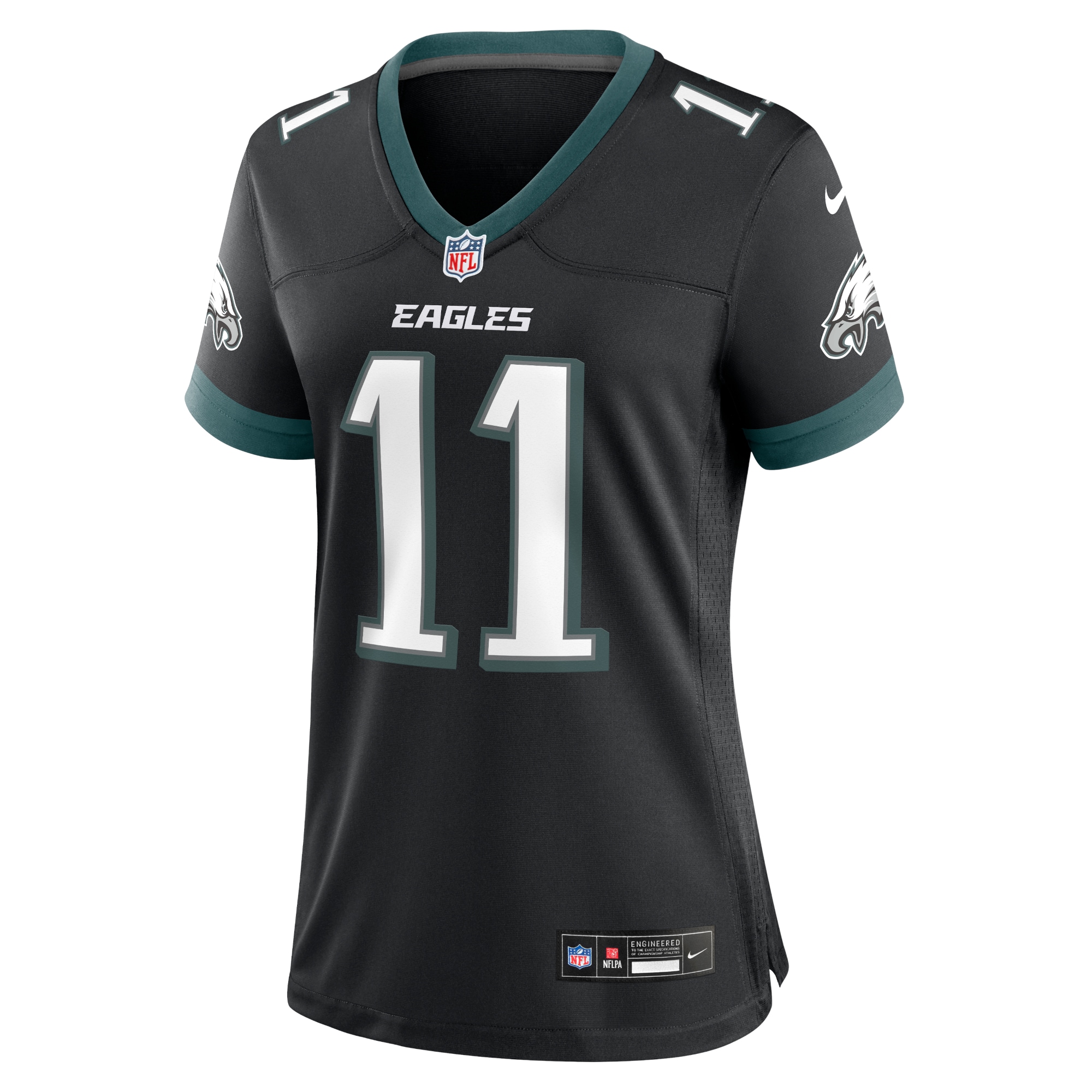 womens nike a.j. brown black philadelphia eagles alternate game jersey | NFL Jerseys & Hats Collection at Eagles Jerseys