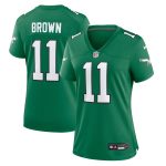 womens nike a.j. brown kelly green philadelphia eagles player jersey | NFL Jerseys & Hats Collection at Eagles Jerseys