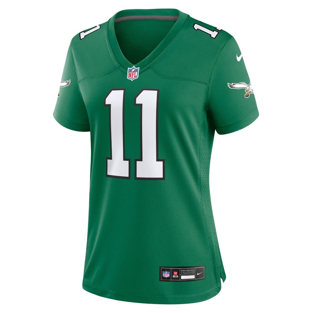 womens nike a.j. brown kelly green philadelphia eagles player jersey | NFL Jerseys & Hats Collection at Eagles Jerseys