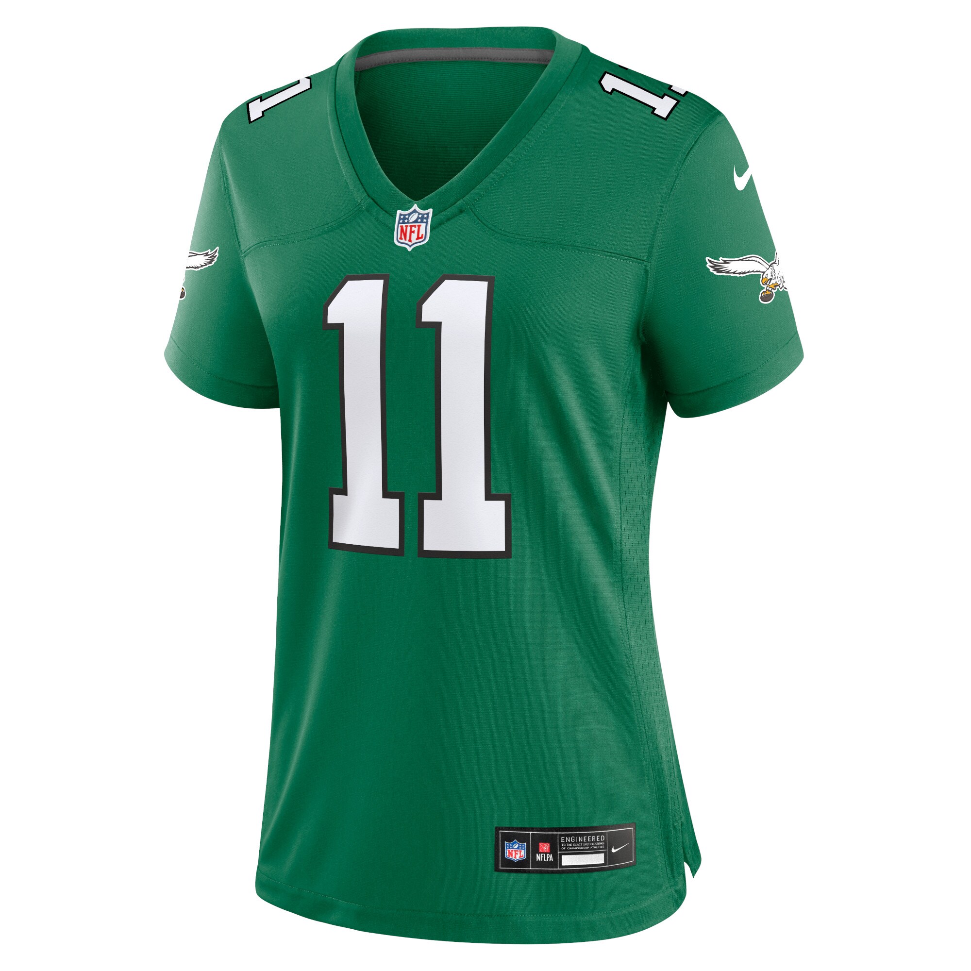 womens nike a.j. brown kelly green philadelphia eagles player jersey | NFL Jerseys & Hats Collection at Eagles Jerseys