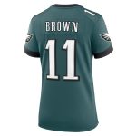 womens nike a.j. brown midnight green philadelphia eagles team game jersey | NFL Jerseys & Hats Collection at Eagles Jerseys