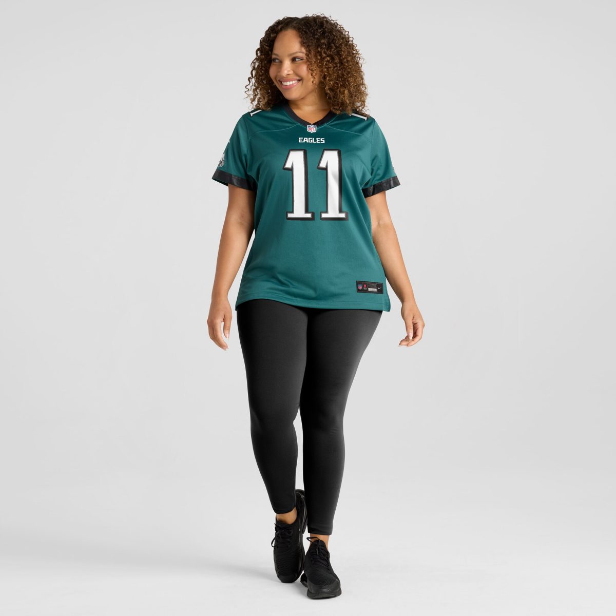womens nike a.j. brown midnight green philadelphia eagles team game jersey | NFL Jerseys & Hats Collection at Eagles Jerseys
