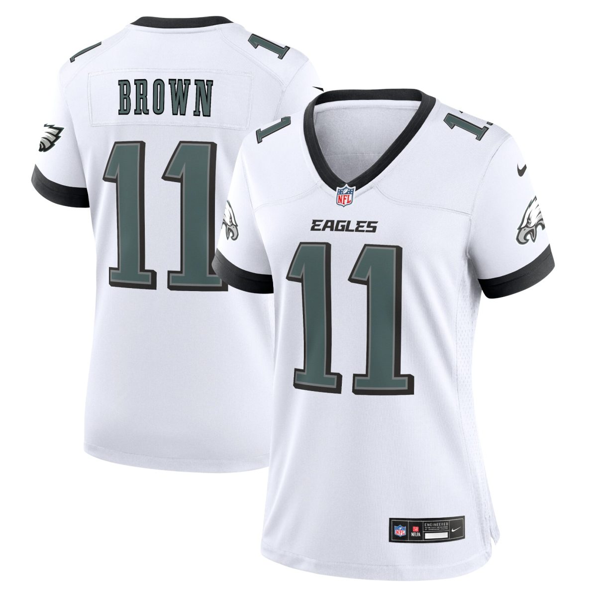 womens nike a.j. brown white philadelphia eagles game jersey | NFL Jerseys & Hats Collection at Eagles Jerseys