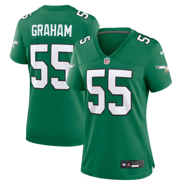 womens nike brandon graham kelly green philadelphia eagles alternate game jersey | NFL Jerseys & Hats Collection at Eagles Jerseys