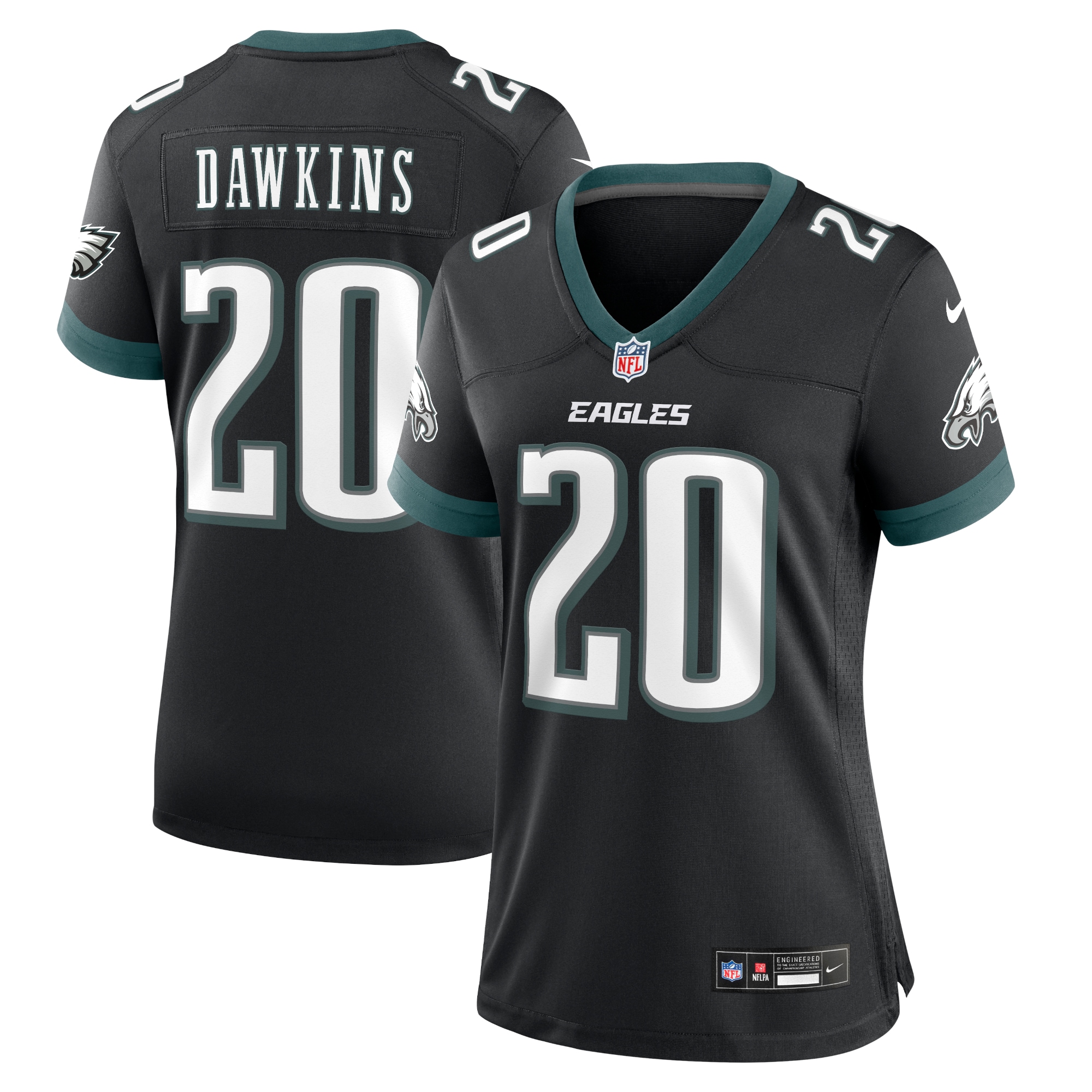 womens nike brian dawkins black philadelphia eagles alternate game jersey | NFL Jerseys & Hats Collection at Eagles Jerseys