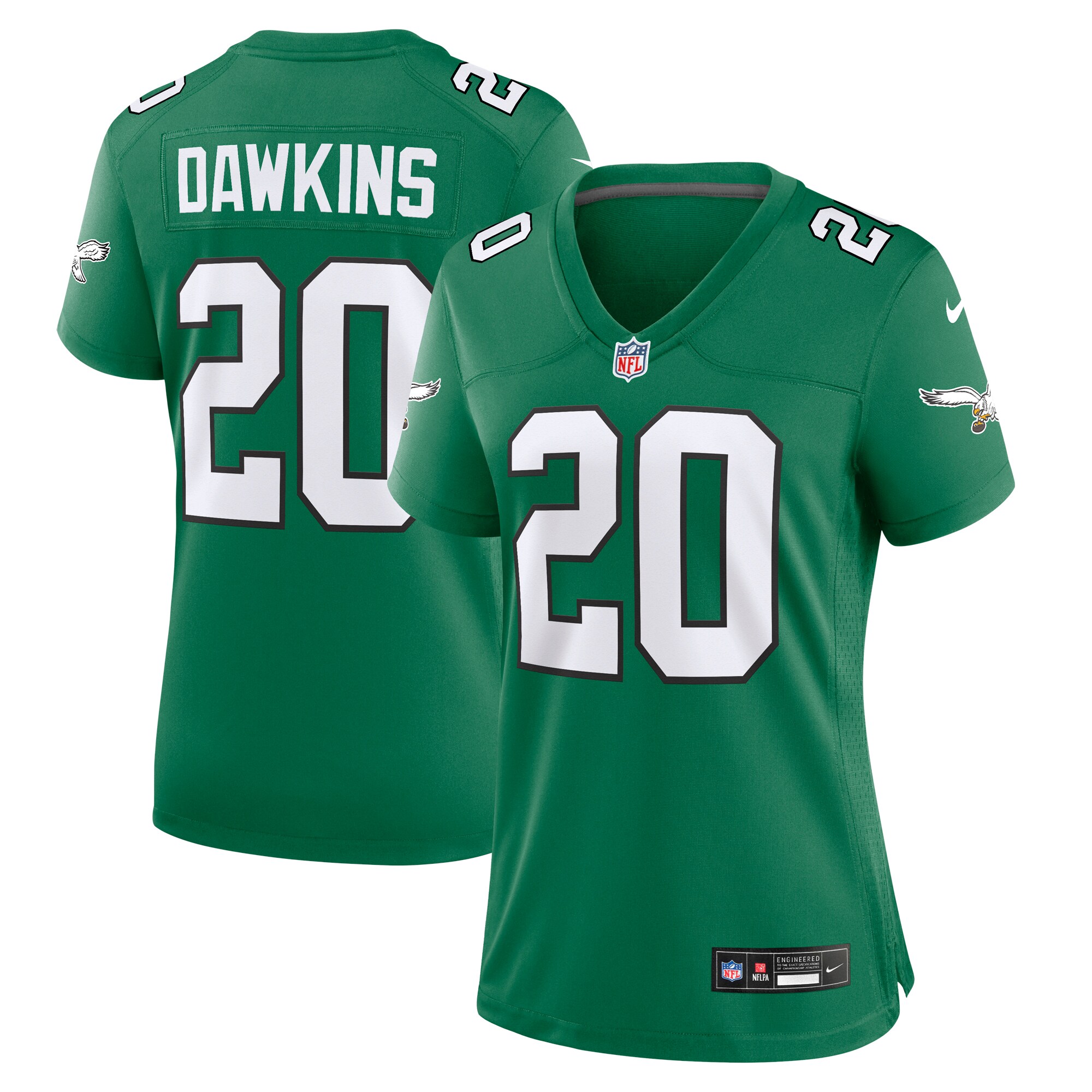 womens nike brian dawkins kelly green philadelphia eagles alternate game jersey | NFL Jerseys & Hats Collection at Eagles Jerseys