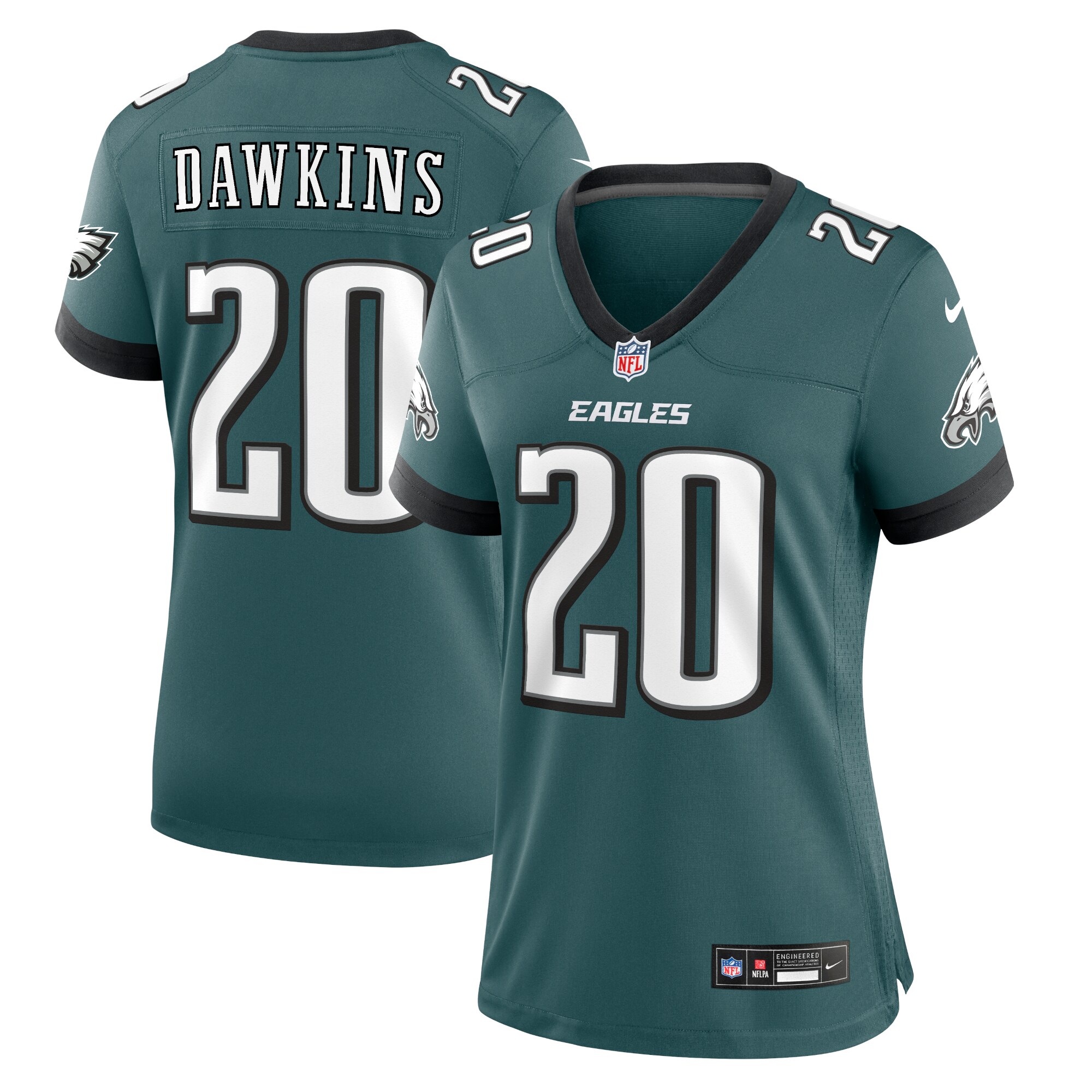 womens nike brian dawkins midnight green philadelphia eagles retired player game jersey | NFL Jerseys & Hats Collection at Eagles Jerseys