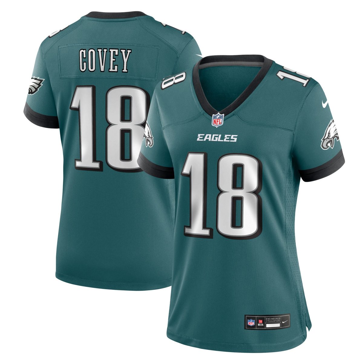 womens nike britain covey midnight green philadelphia eagles team game jersey | NFL Jerseys & Hats Collection at Eagles Jerseys