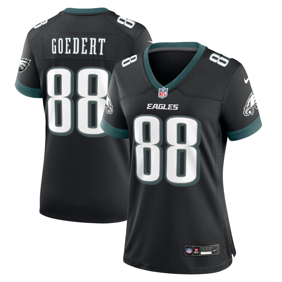 womens nike dallas goedert black philadelphia eagles alternate game jersey | NFL Jerseys & Hats Collection at Eagles Jerseys