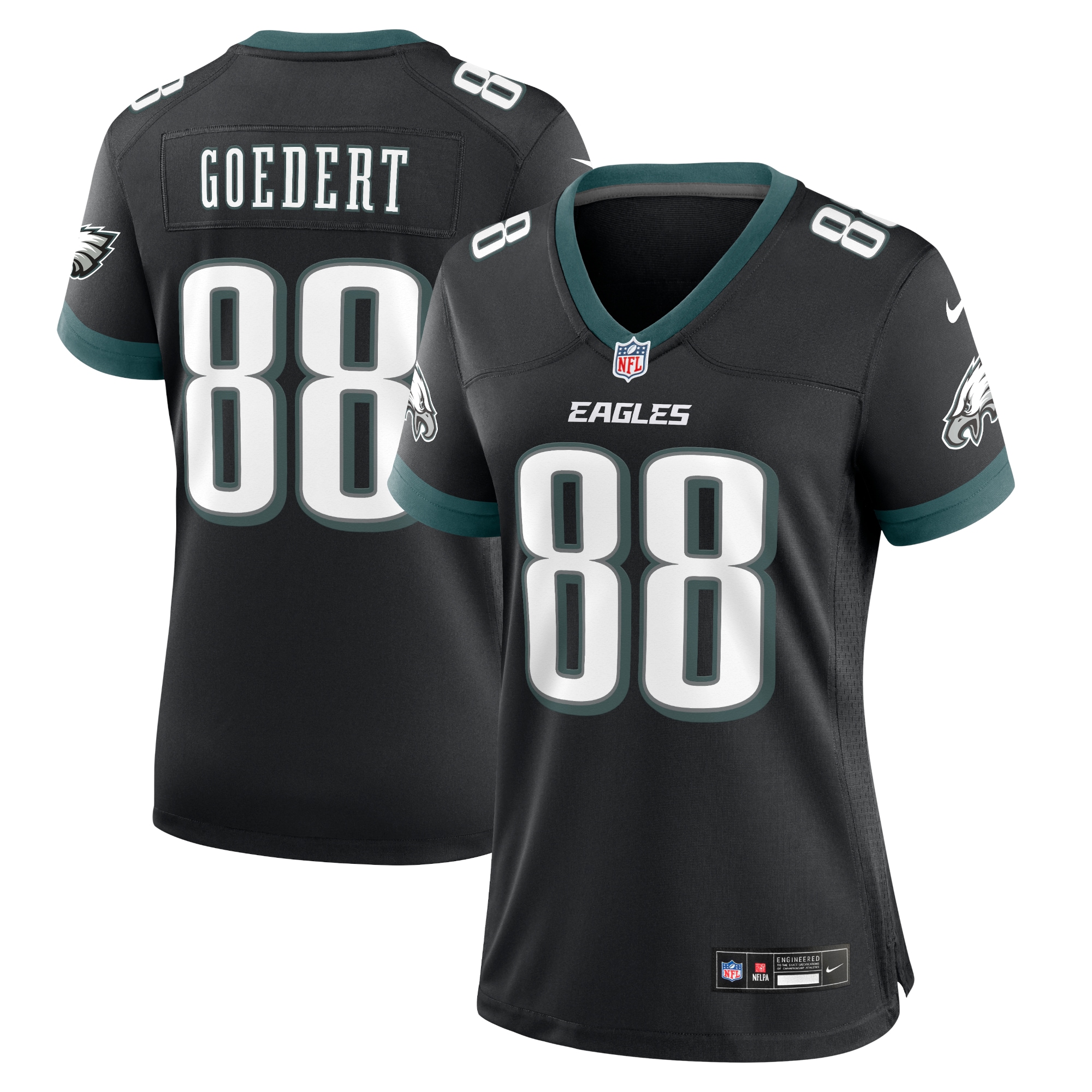 womens nike dallas goedert black philadelphia eagles alternate game jersey | NFL Jerseys & Hats Collection at Eagles Jerseys