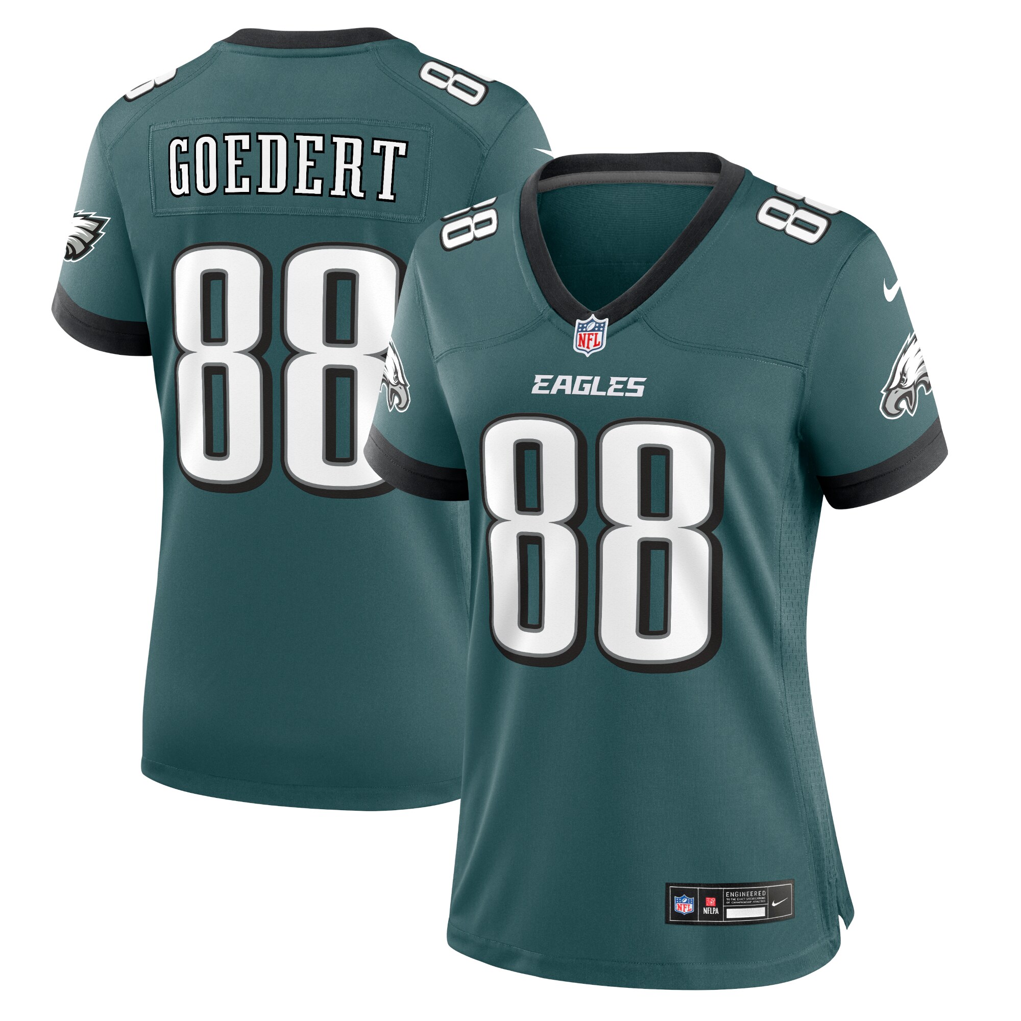 womens nike dallas goedert midnight green philadelphia eagles team game jersey | NFL Jerseys & Hats Collection at Eagles Jerseys