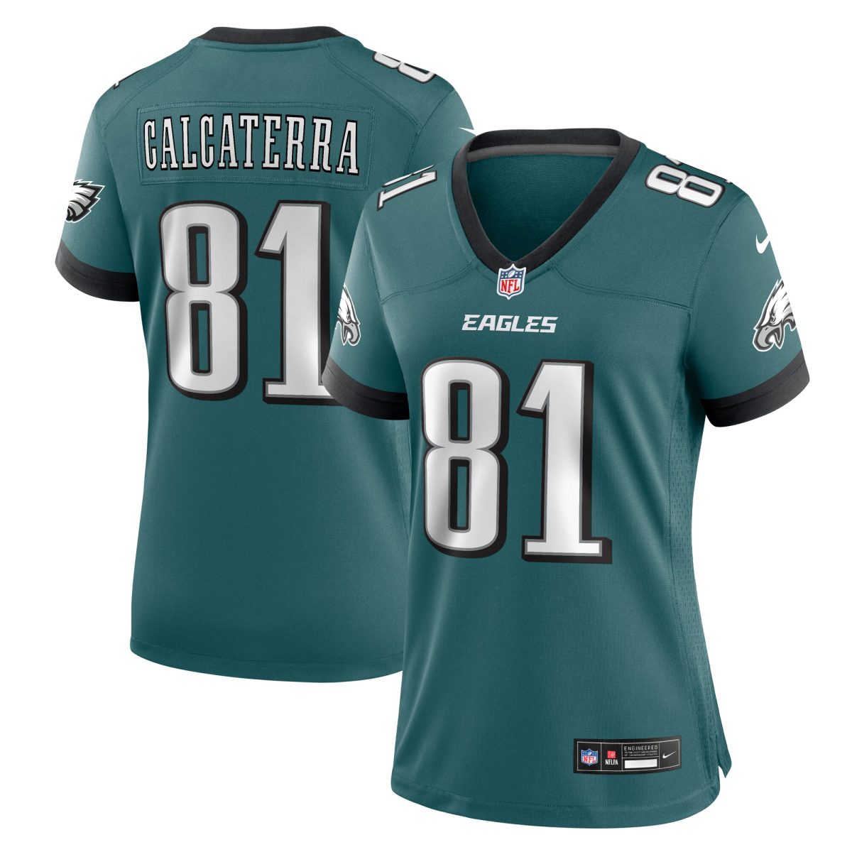 womens nike grant calcaterra midnight green philadelphia eagles team game jersey | NFL Jerseys & Hats Collection at Eagles Jerseys