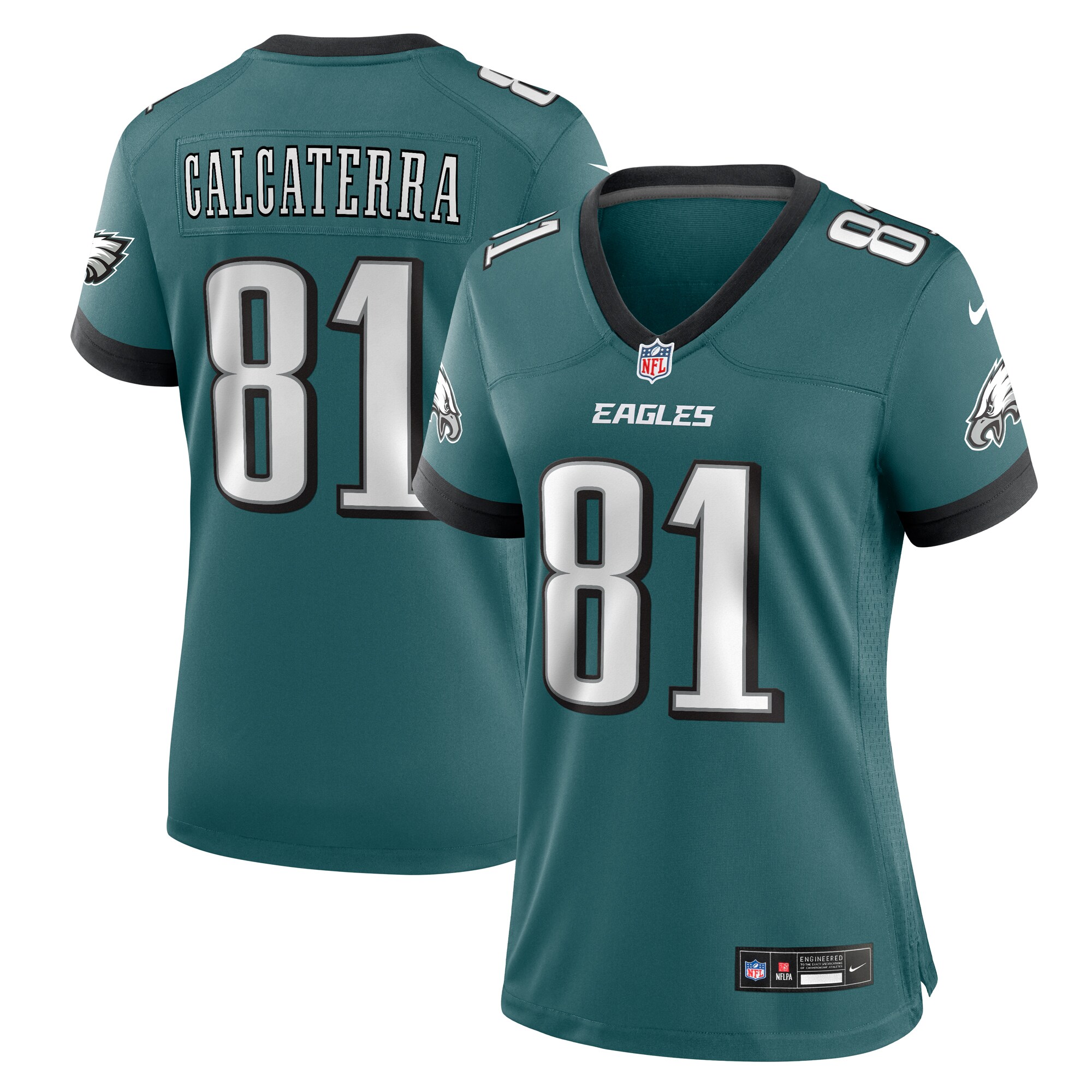 womens nike grant calcaterra midnight green philadelphia eagles team game jersey | NFL Jerseys & Hats Collection at Eagles Jerseys