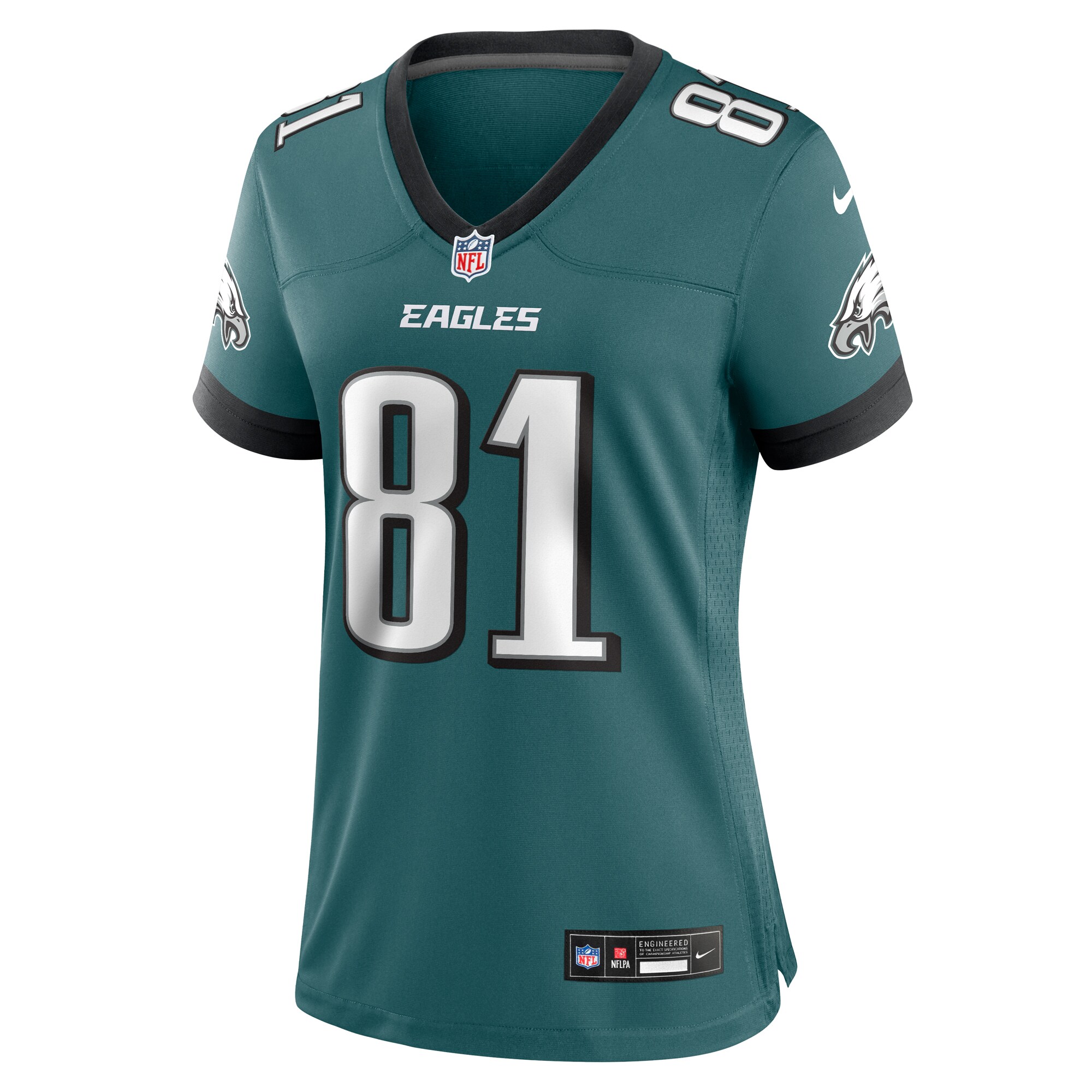womens nike grant calcaterra midnight green philadelphia eagles team game jersey | NFL Jerseys & Hats Collection at Eagles Jerseys