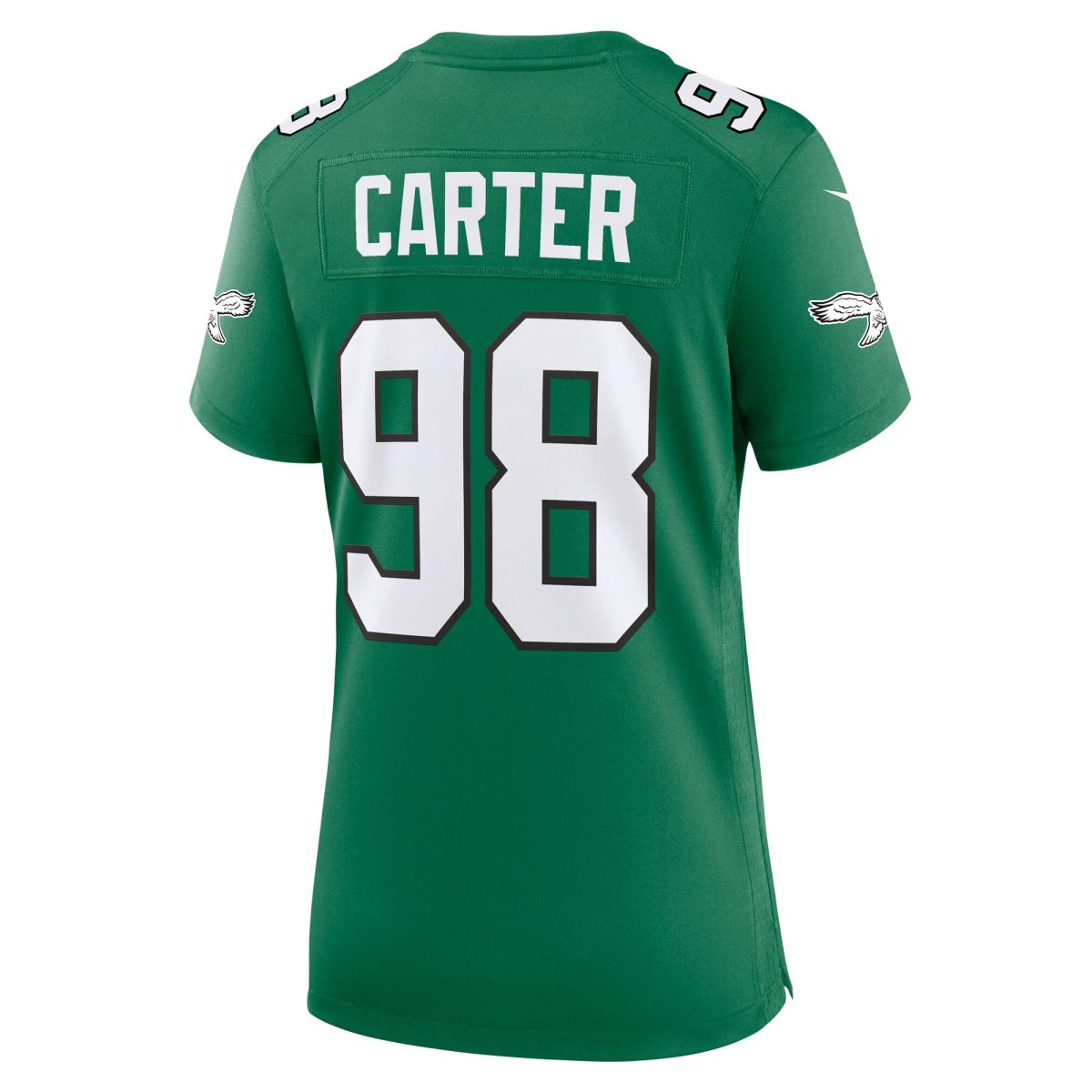 womens nike jalen carter kelly green philadelphia eagles alternate game jersey | NFL Jerseys & Hats Collection at Eagles Jerseys