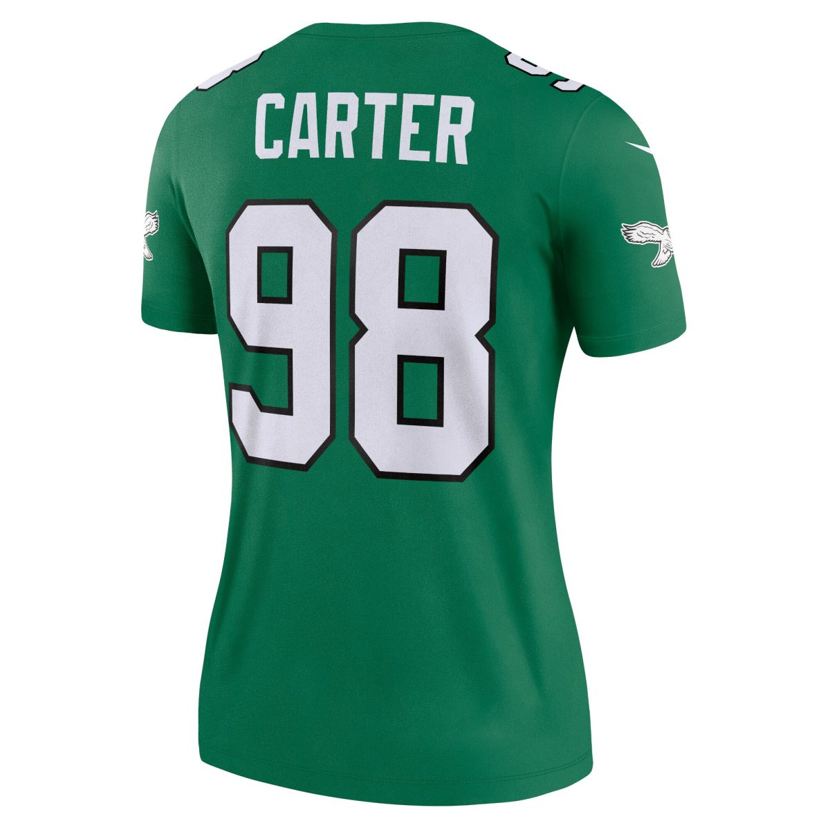 womens nike jalen carter kelly green philadelphia eagles alternate legend player performance top | NFL Jerseys & Hats Collection at Eagles Jerseys