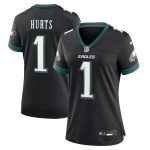 womens nike jalen hurts black philadelphia eagles alternate game jersey | NFL Jerseys & Hats Collection at Eagles Jerseys