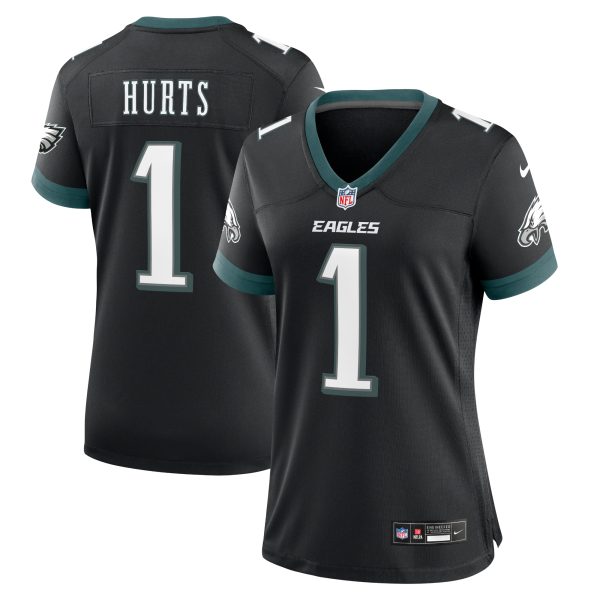 womens nike jalen hurts black philadelphia eagles alternate game jersey | NFL Jerseys & Hats Collection at Eagles Jerseys