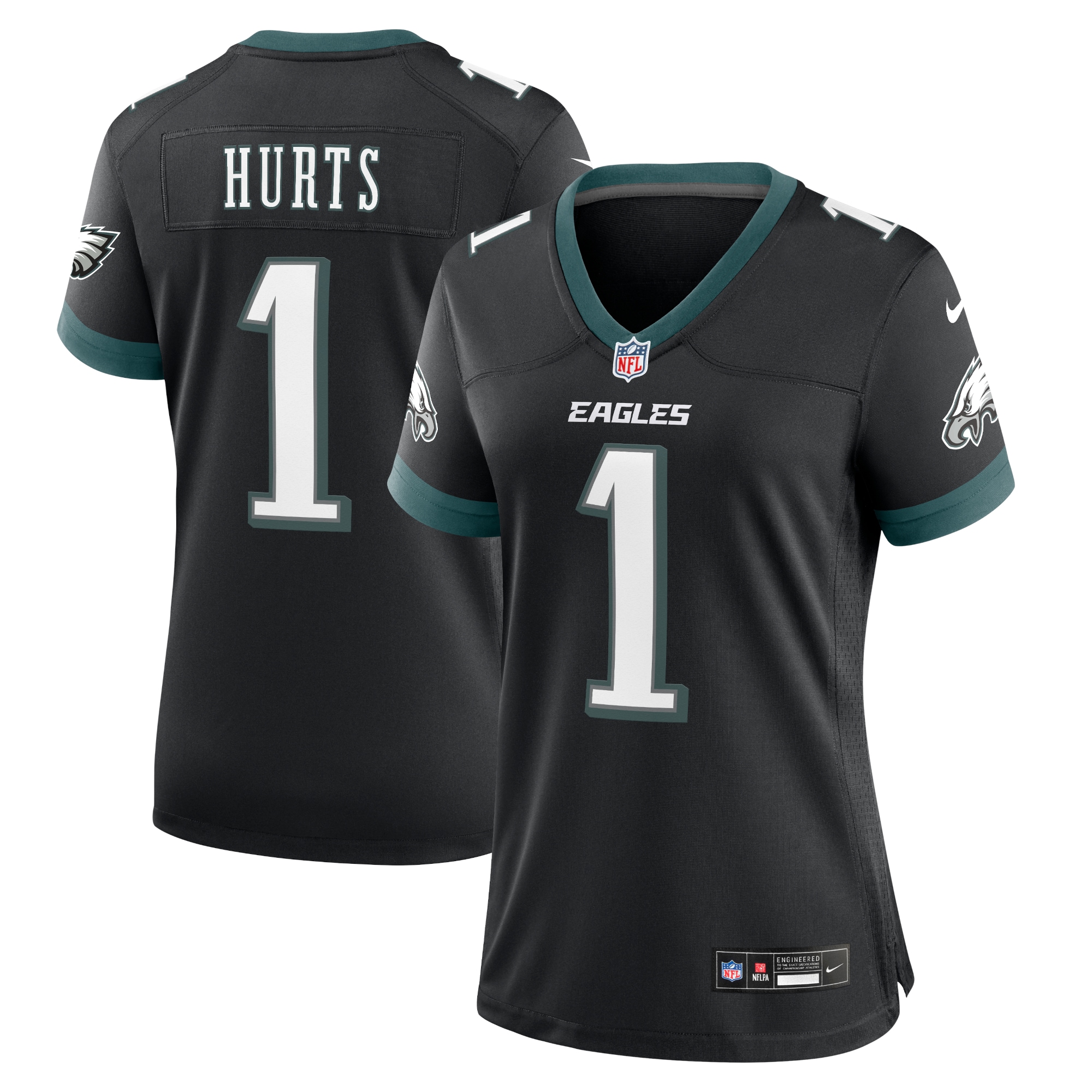 womens nike jalen hurts black philadelphia eagles alternate game jersey | NFL Jerseys & Hats Collection at Eagles Jerseys