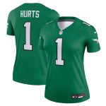 womens nike jalen hurts kelly green philadelphia eagles alternate legend player performance top | NFL Jerseys & Hats Collection at Eagles Jerseys
