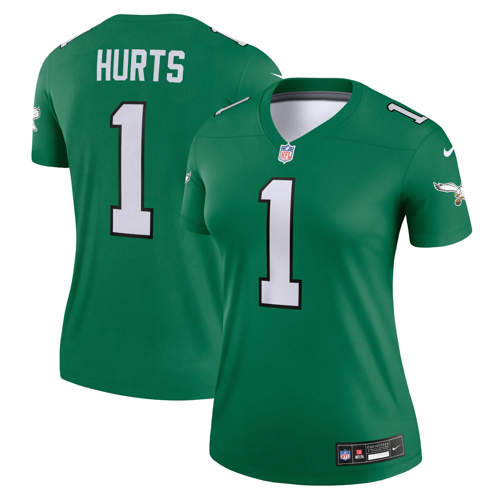 womens nike jalen hurts kelly green philadelphia eagles alternate legend player performance top | NFL Jerseys & Hats Collection at Eagles Jerseys