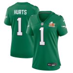 womens nike jalen hurts kelly green philadelphia eagles super bowl lix 2nd alternate game jersey | NFL Jerseys & Hats Collection at Eagles Jerseys