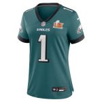 womens nike jalen hurts midnight green philadelphia eagles super bowl lix game player jersey | NFL Jerseys & Hats Collection at Eagles Jerseys