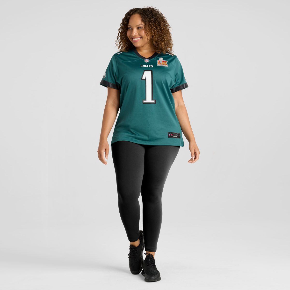 womens nike jalen hurts midnight green philadelphia eagles super bowl lix game player jersey | NFL Jerseys & Hats Collection at Eagles Jerseys