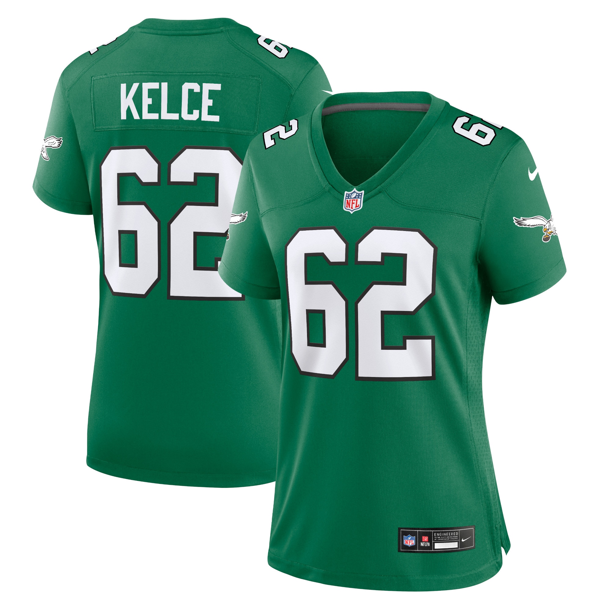 womens nike jason kelce kelly green philadelphia eagles player jersey | NFL Jerseys & Hats Collection at Eagles Jerseys