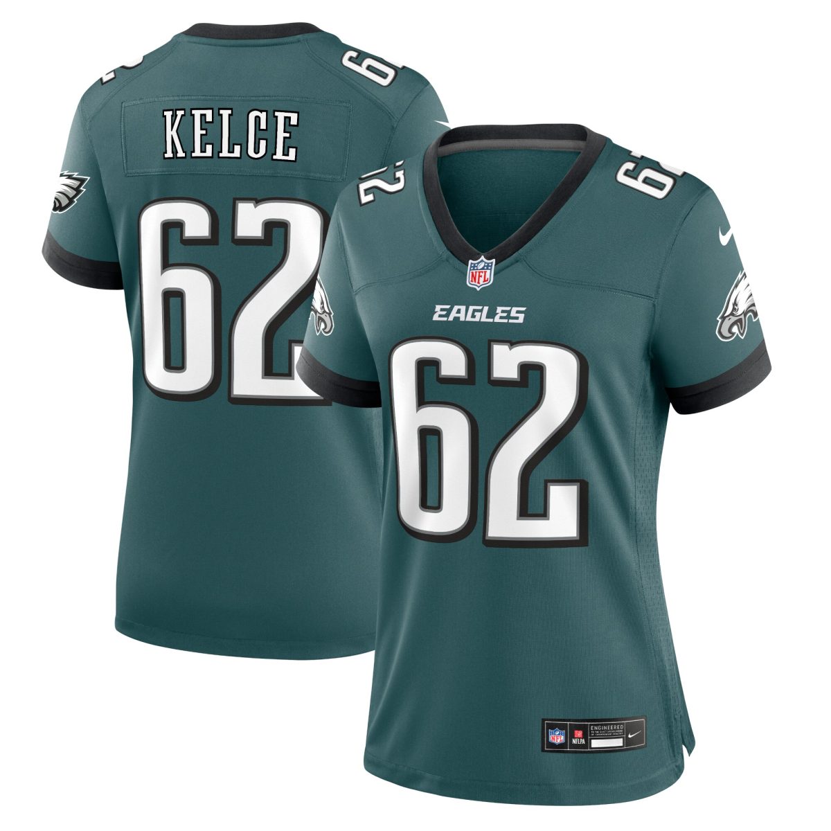 womens nike jason kelce midnight green philadelphia eagles team game jersey | NFL Jerseys & Hats Collection at Eagles Jerseys