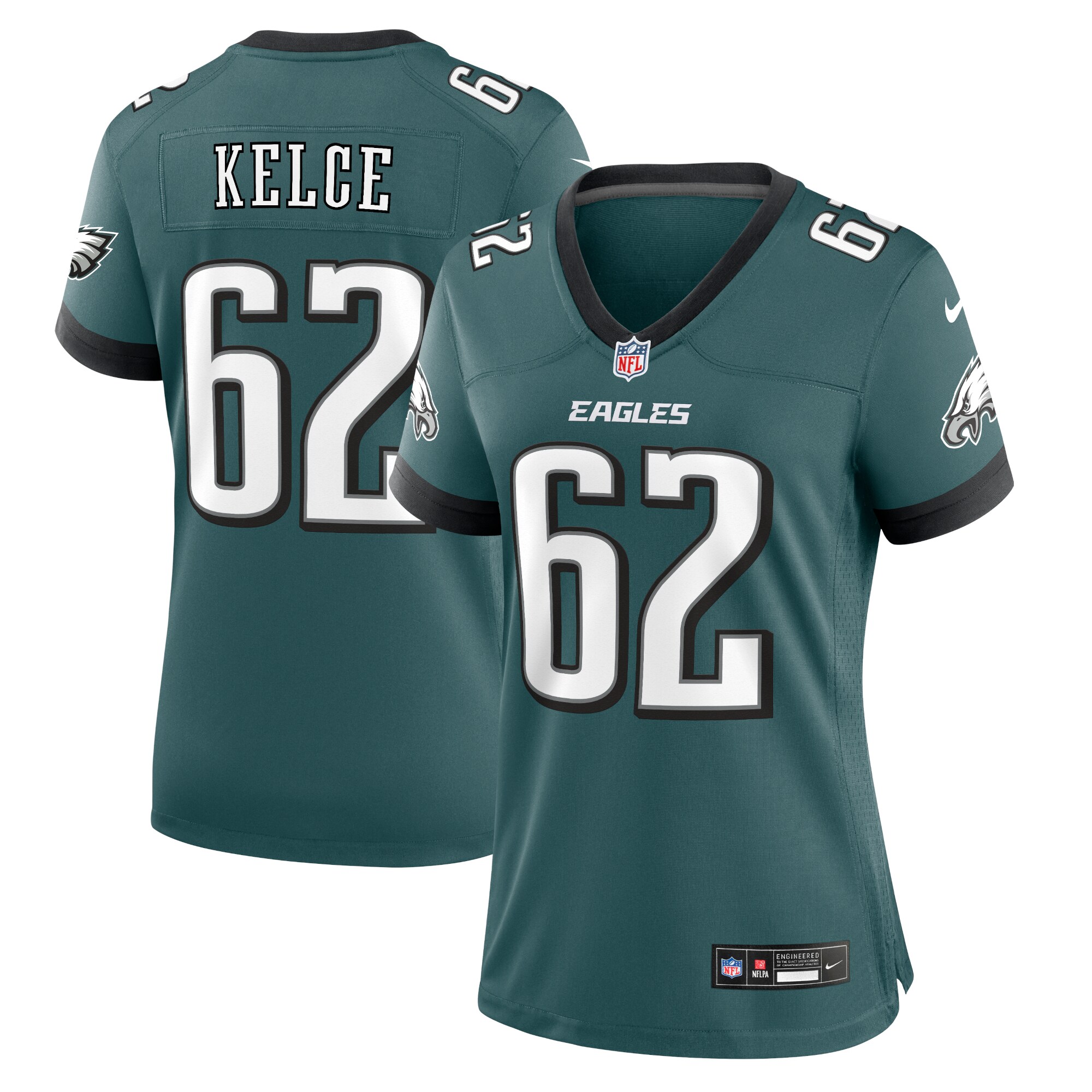 womens nike jason kelce midnight green philadelphia eagles team game jersey | NFL Jerseys & Hats Collection at Eagles Jerseys