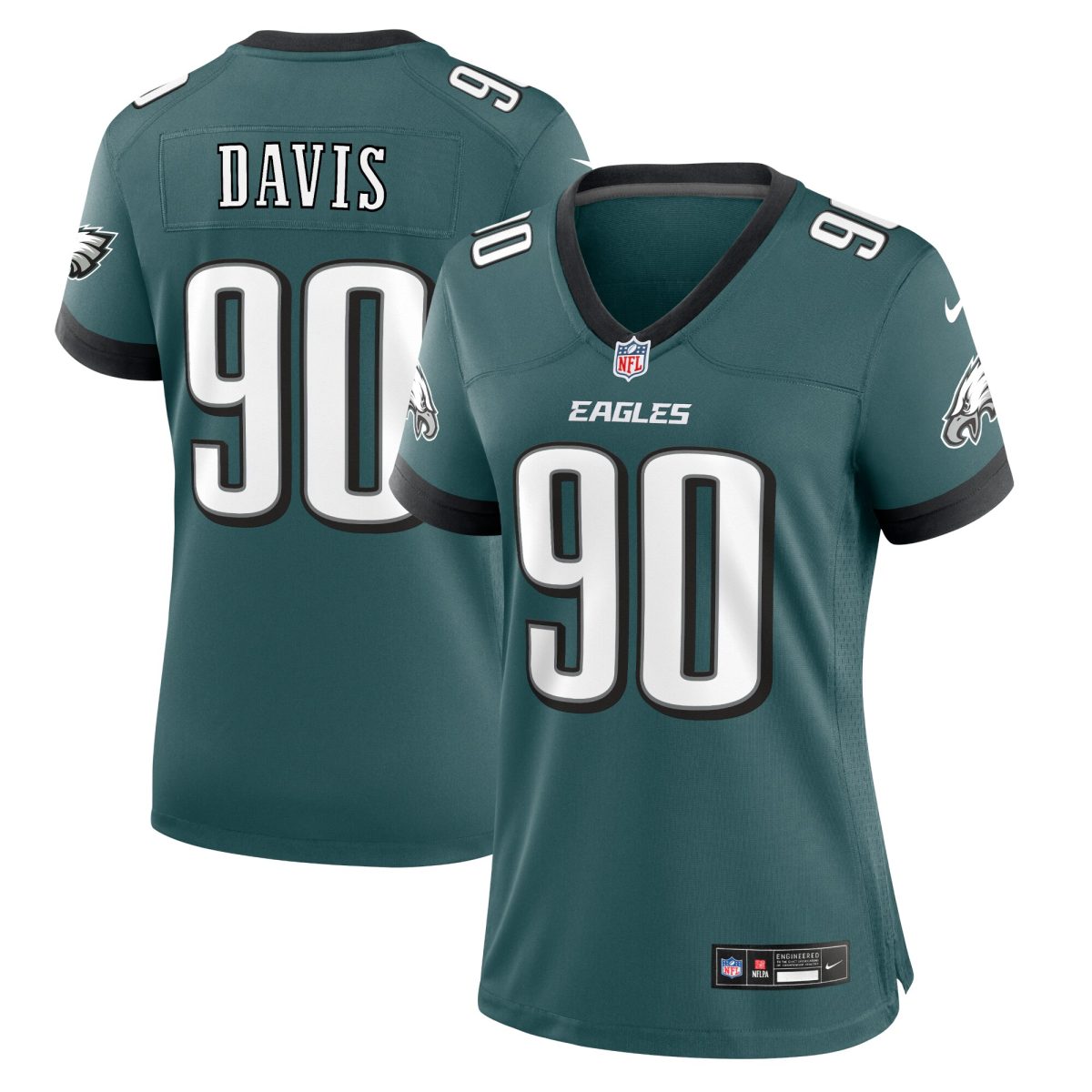 womens nike jordan davis midnight green philadelphia eagles team game jersey | NFL Jerseys & Hats Collection at Eagles Jerseys