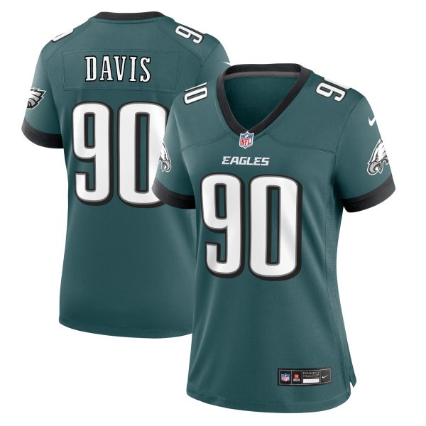 womens nike jordan davis midnight green philadelphia eagles team game jersey | NFL Jerseys & Hats Collection at Eagles Jerseys
