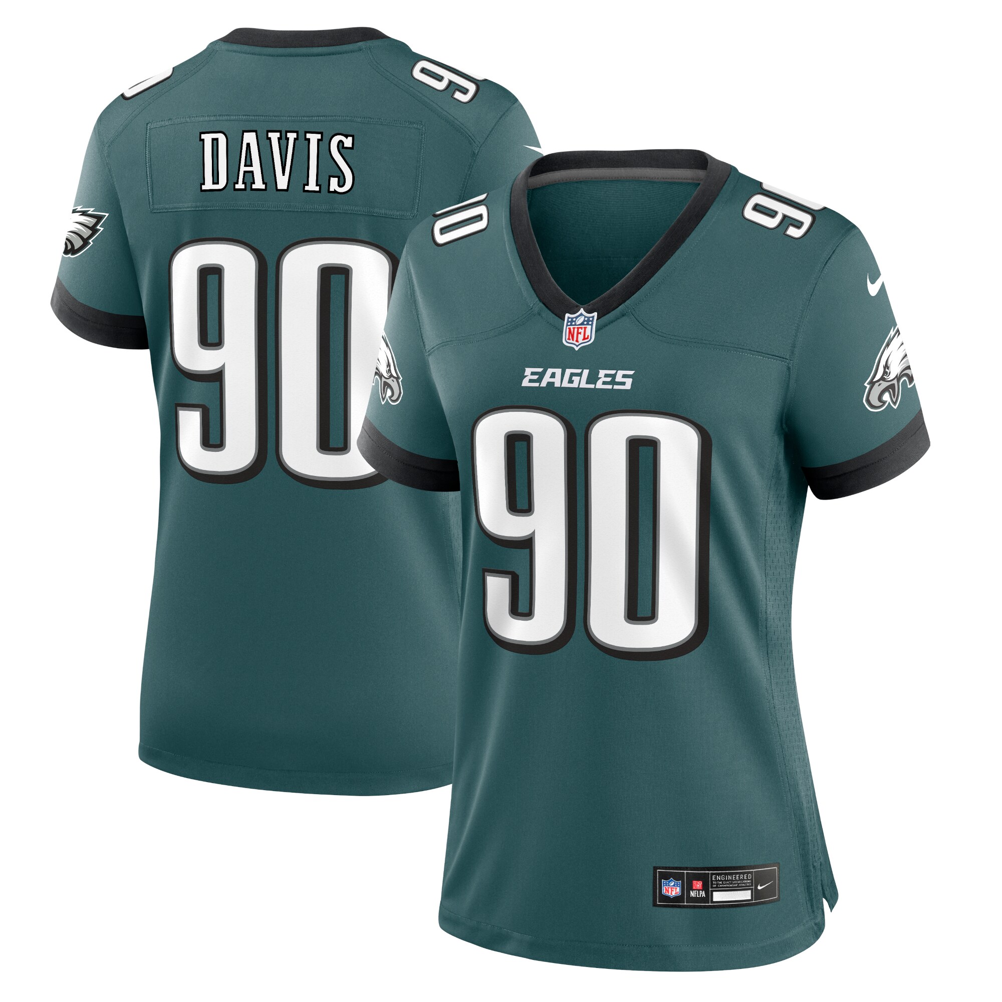 womens nike jordan davis midnight green philadelphia eagles team game jersey | NFL Jerseys & Hats Collection at Eagles Jerseys