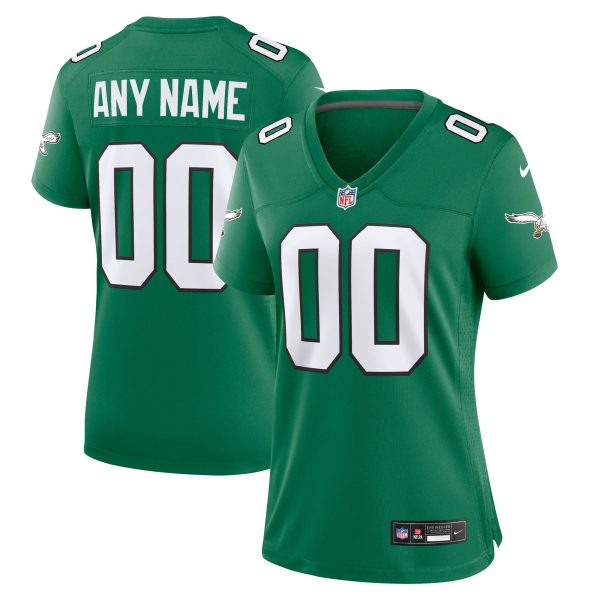 womens nike kelly green philadelphia eagles alternate custom game jersey | NFL Jerseys & Hats Collection at Eagles Jerseys