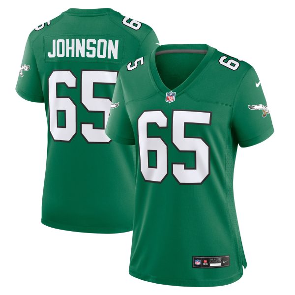womens nike lane johnson kelly green philadelphia eagles alternate game jersey | NFL Jerseys & Hats Collection at Eagles Jerseys