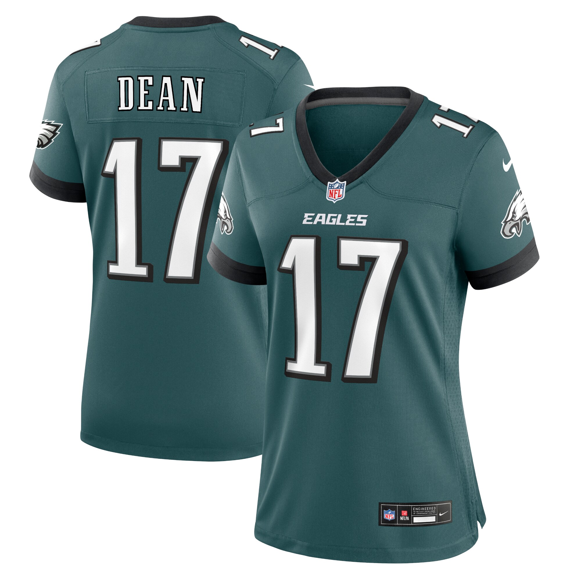 womens nike nakobe dean midnight green philadelphia eagles team game jersey | NFL Jerseys & Hats Collection at Eagles Jerseys