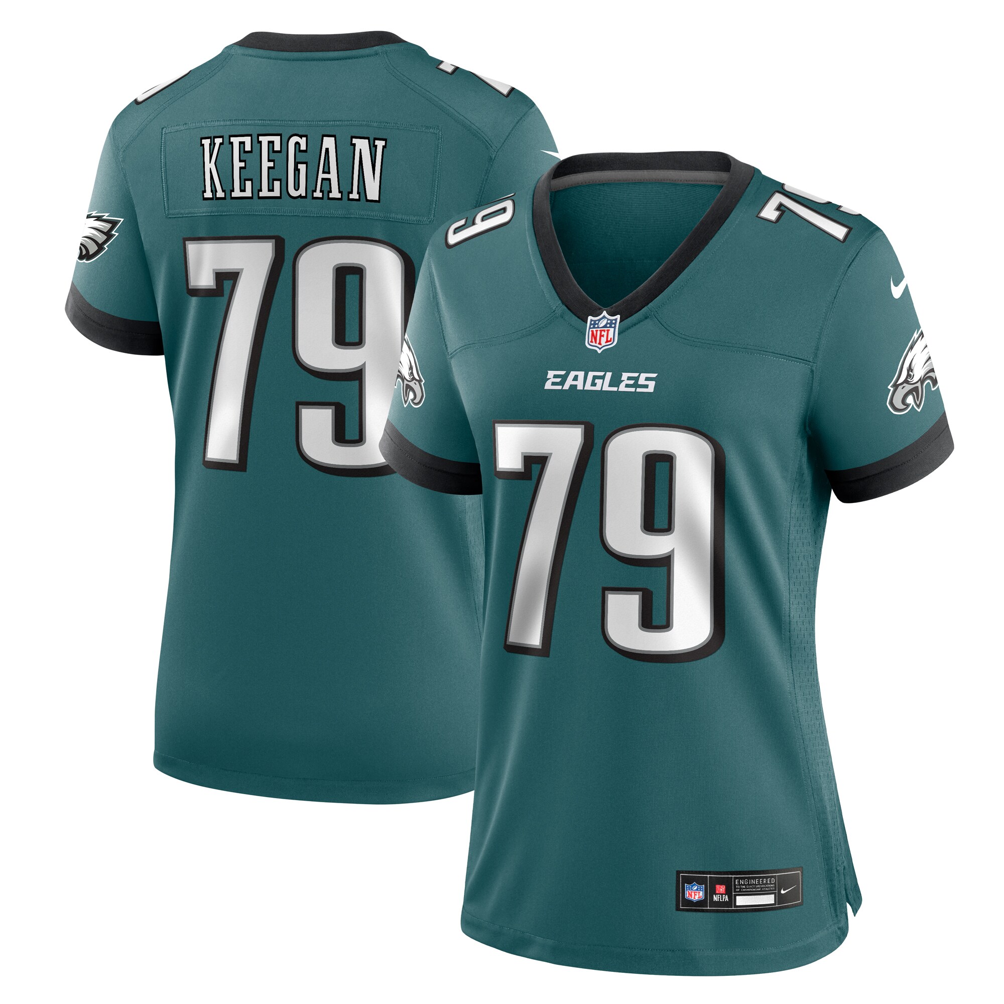 womens nike trevor keegan midnight green philadelphia eagles team game jersey | NFL Jerseys & Hats Collection at Eagles Jerseys