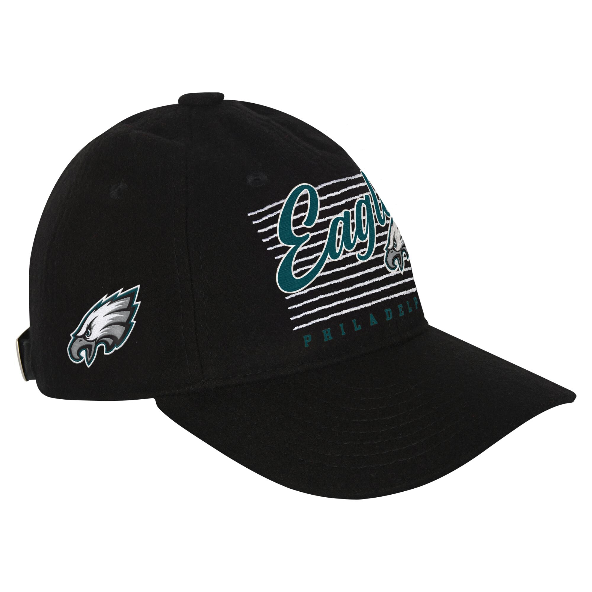 youth black philadelphia eagles retro wooly adjustable hat | NFL Jerseys & Hats Collection at Eagles Jerseys