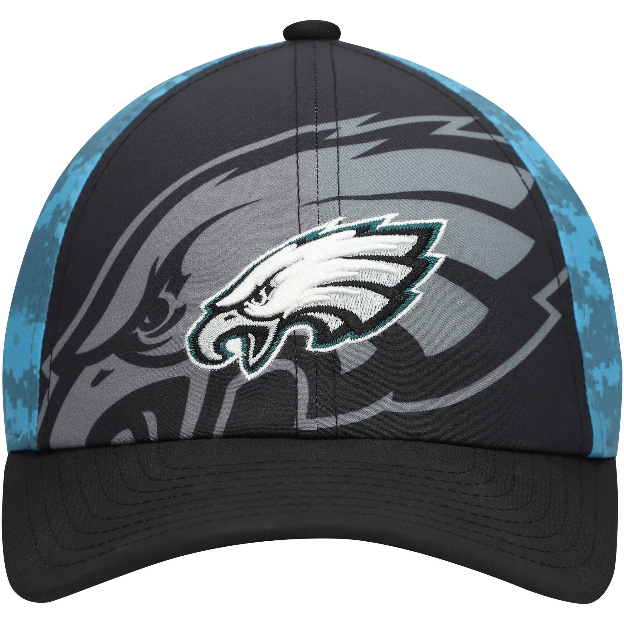 youth blackmidnight green philadelphia eagles combine two-tone adjustable hat | NFL Jerseys & Hats Collection at Eagles Jerseys