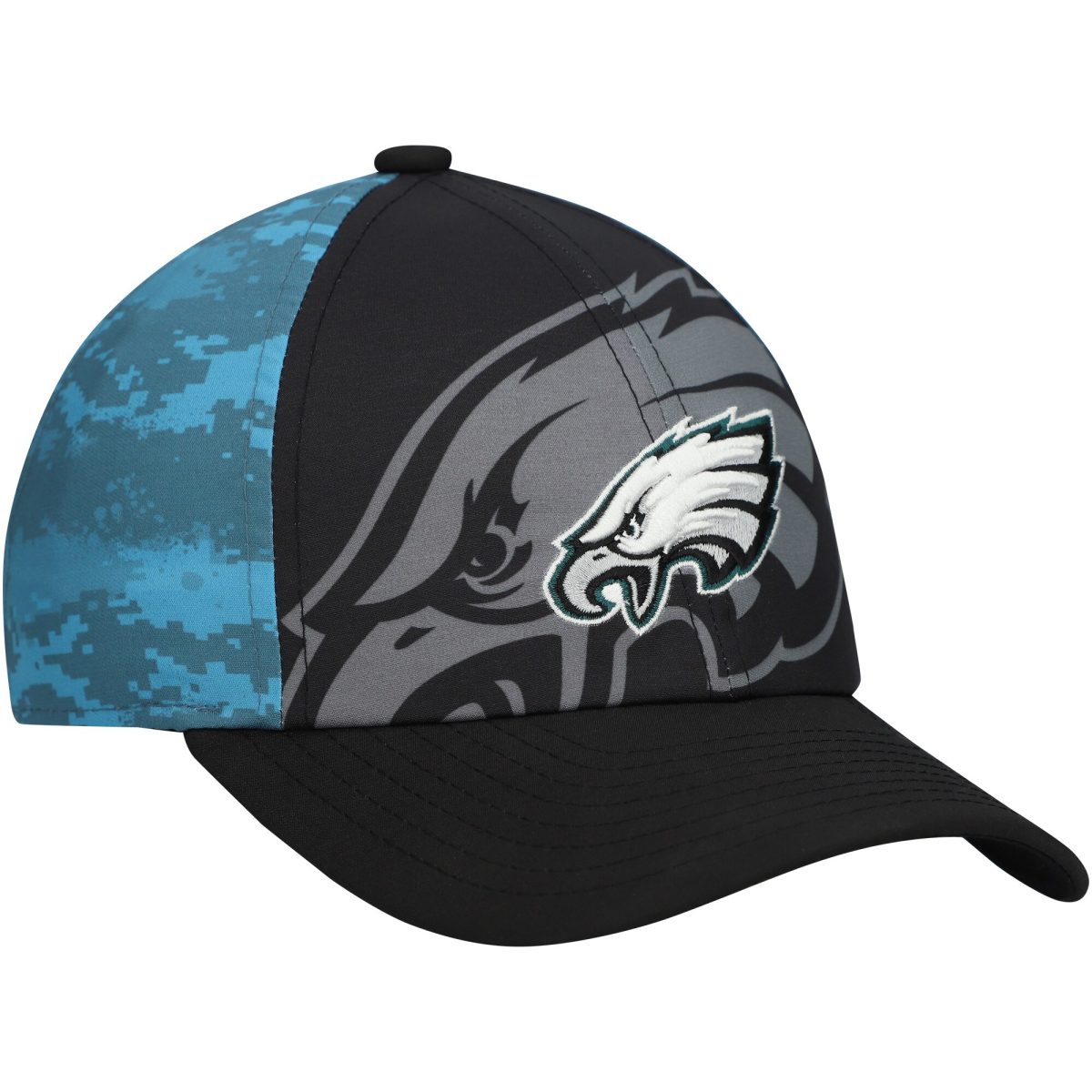 youth blackmidnight green philadelphia eagles combine two-tone adjustable hat | NFL Jerseys & Hats Collection at Eagles Jerseys