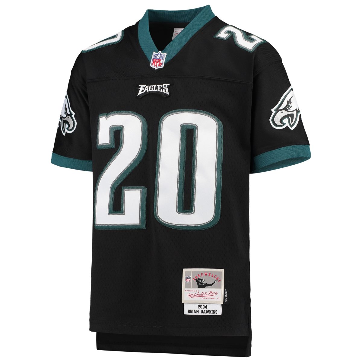 youth mitchell  ness brian dawkins black philadelphia eagles 2004 legacy retired player jersey | NFL Jerseys & Hats Collection at Eagles Jerseys