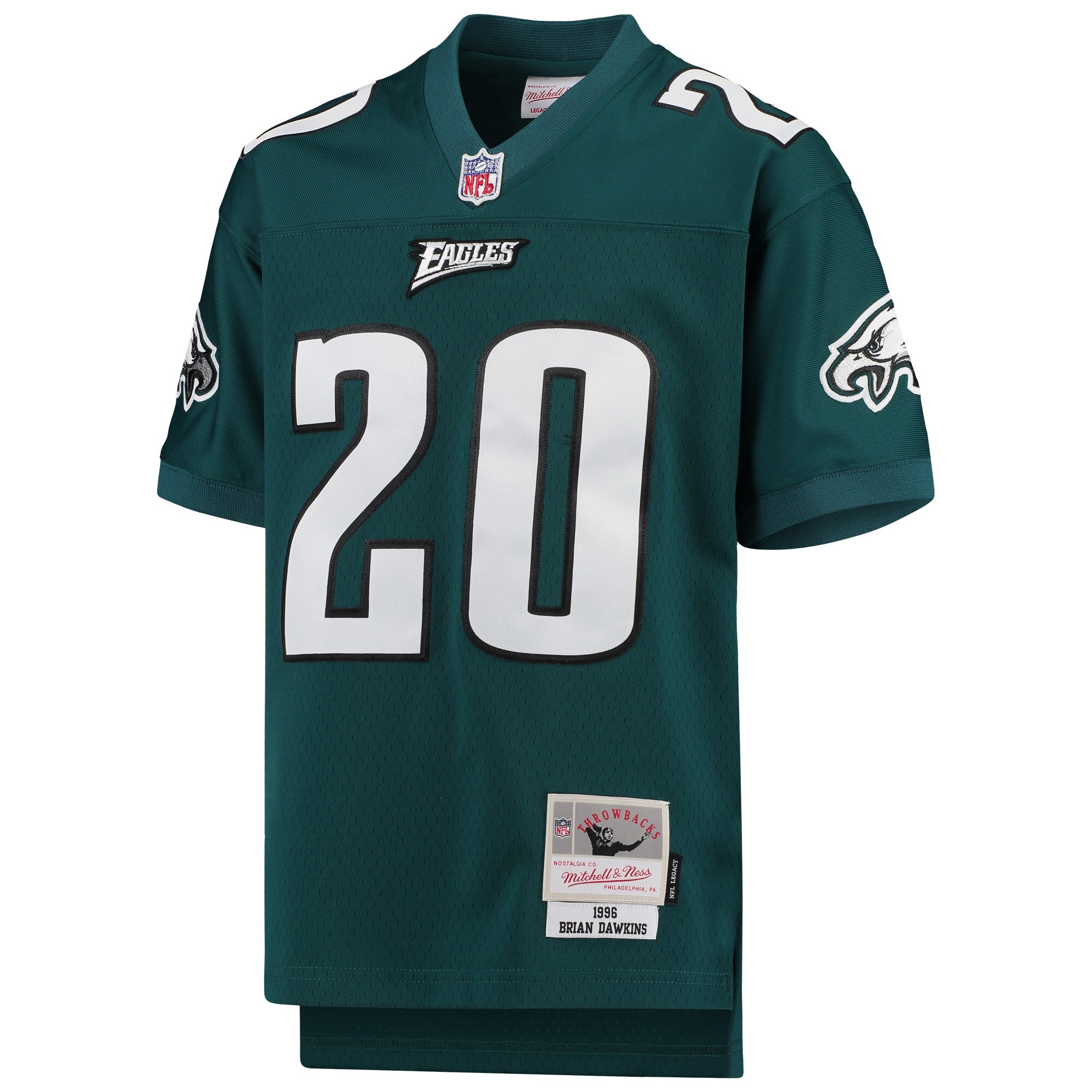youth mitchell  ness brian dawkins midnight green philadelphia eagles 2004 legacy retired player jersey | NFL Jerseys & Hats Collection at Eagles Jerseys