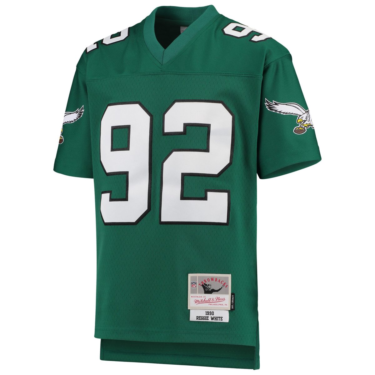 youth mitchell  ness reggie white green philadelphia eagles 1990 legacy retired player jersey | NFL Jerseys & Hats Collection at Eagles Jerseys