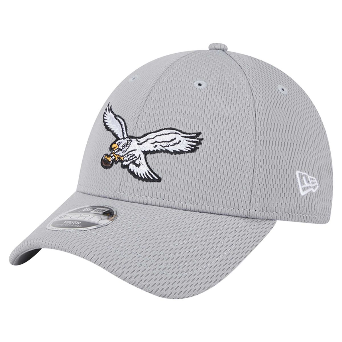 youth new era gray philadelphia eagles main 9forty adjustable hat | NFL Jerseys & Hats Collection at Eagles Jerseys