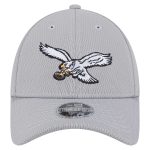 youth new era gray philadelphia eagles main 9forty adjustable hat | NFL Jerseys & Hats Collection at Eagles Jerseys