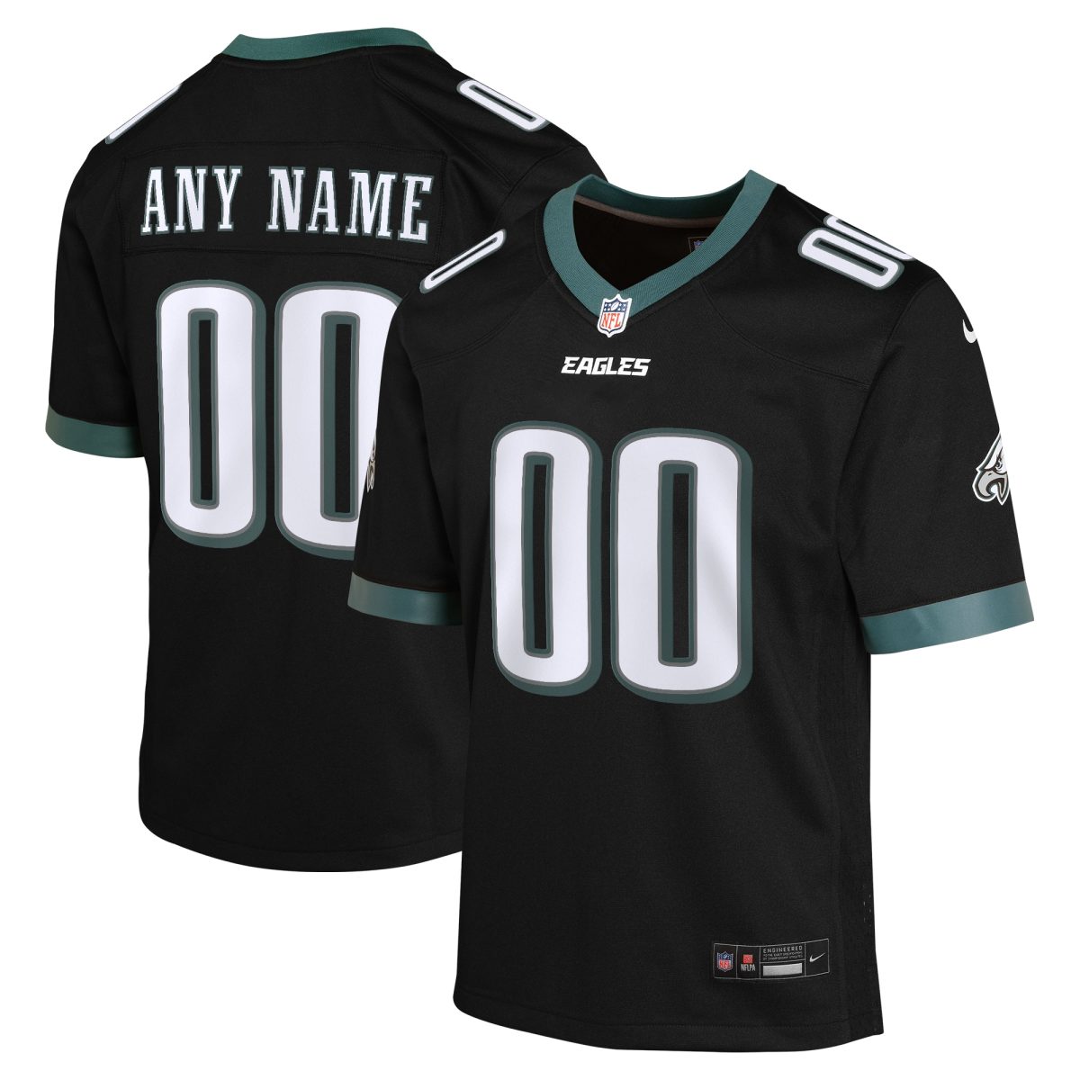 youth nike black philadelphia eagles alternate custom game jersey | NFL Jerseys & Hats Collection at Eagles Jerseys