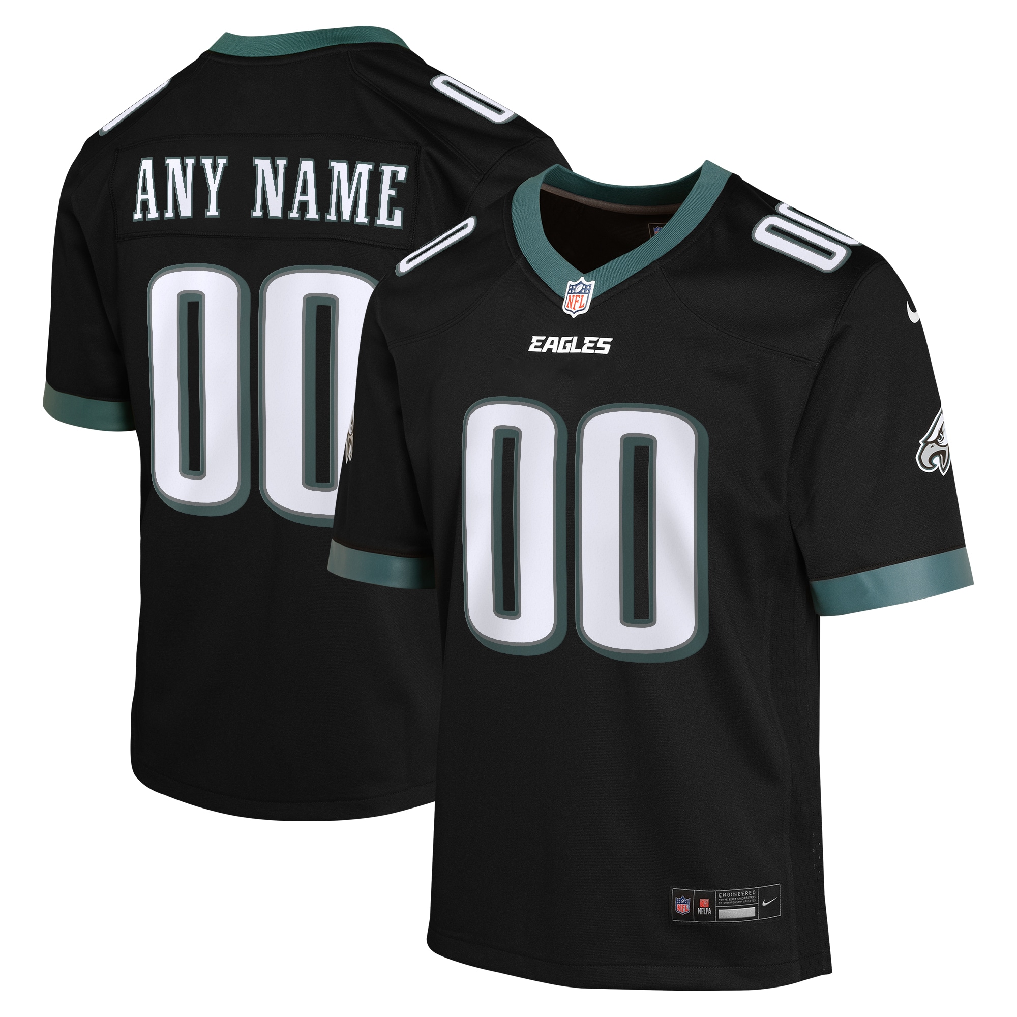 youth nike black philadelphia eagles alternate custom game jersey | NFL Jerseys & Hats Collection at Eagles Jerseys