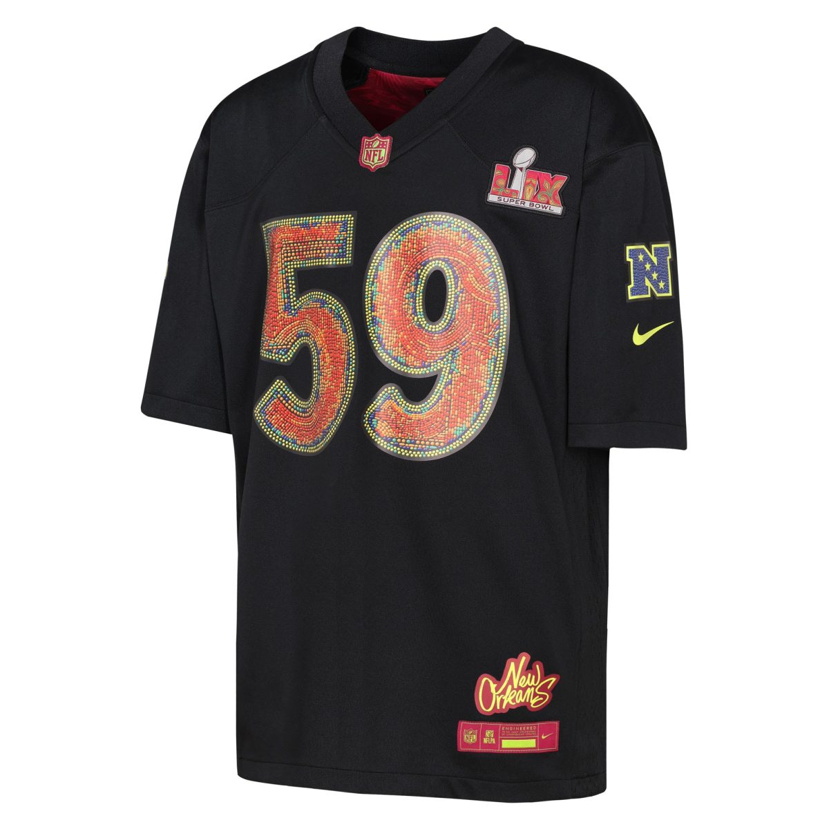 youth nike black super bowl lix game jersey | NFL Jerseys & Hats Collection at Eagles Jerseys